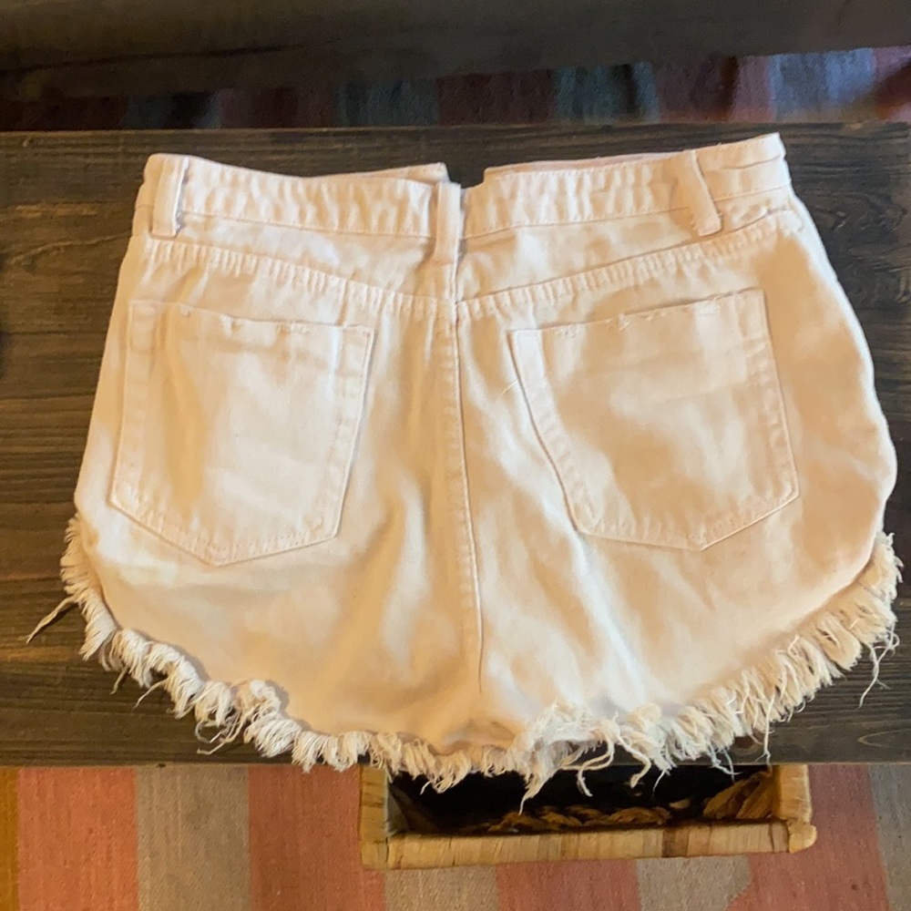 PINK jean shorts